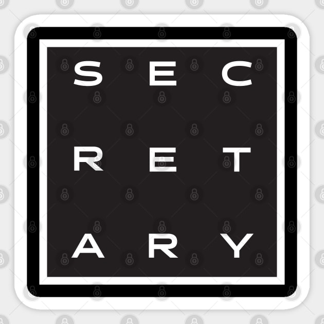 Secretary Sticker by Magic Moon